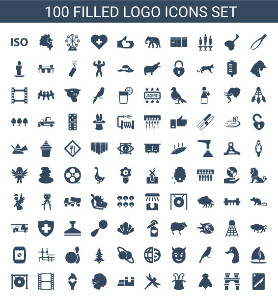 100年标志图标图片下载