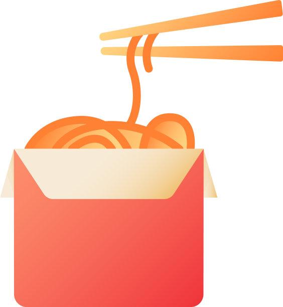 亚洲食物外卖单色图标图片下载