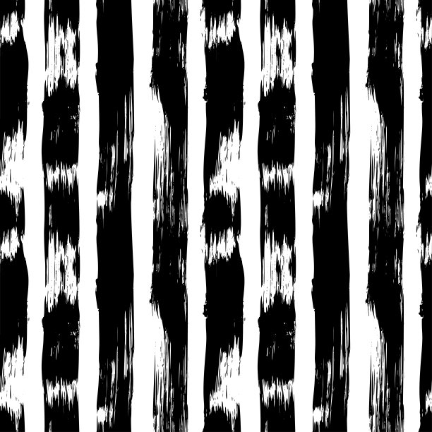 粗线条矢量无缝模式。图片下载