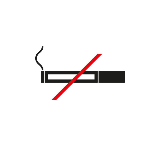 没有吸烟的图标简单的平在一个图片下载