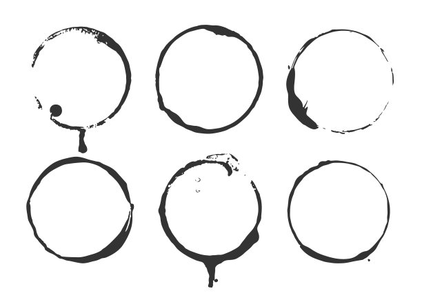 垃圾橡胶空空白邮票图标集图片下载
