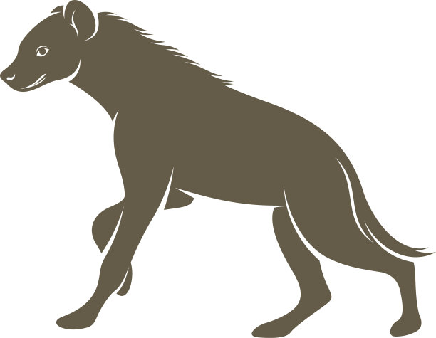 鬣狗设计创意鬣狗标志模板图标图片下载