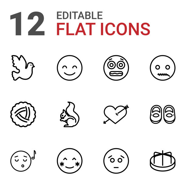 可爱的图标图片下载