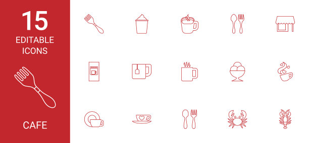 咖啡馆的图标图片下载