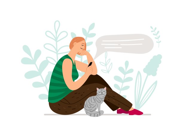 在线交流，女孩聊天图片下载