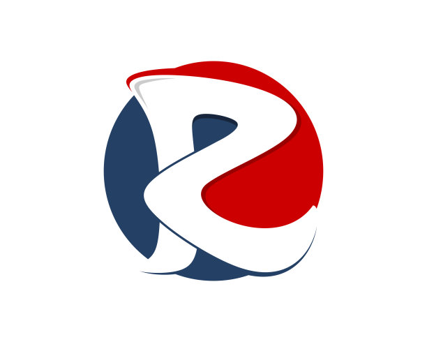 圆圈标志中的R字母图片下载