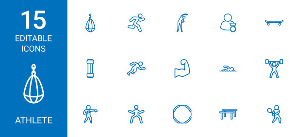 运动员的图标图片下载