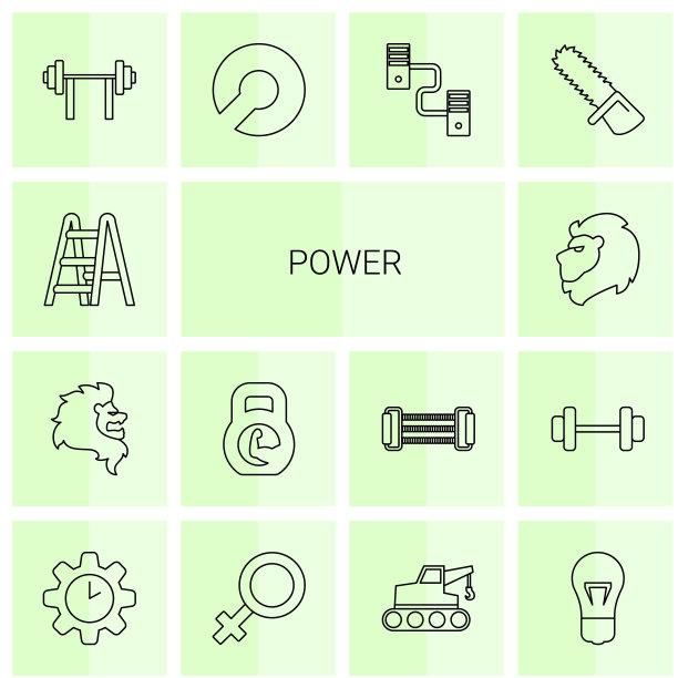 14个电源图标图片下载