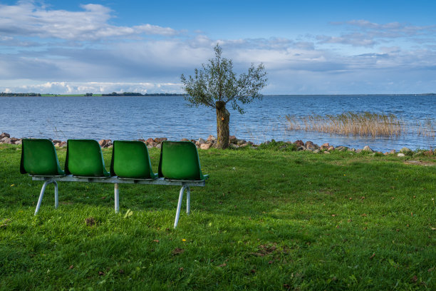 德国梅克伦堡-西波美拉尼亚Zuehlendorf港口的海岸图片下载