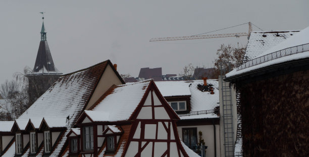 纽伦堡老城冬天图片下载