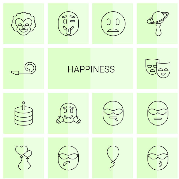 14幸福图标图片下载