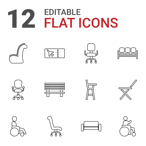 12个座位的图标图片下载