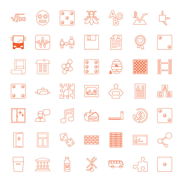 49平方图标图片下载