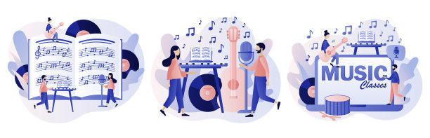 音乐和声乐课在线教育小图片下载