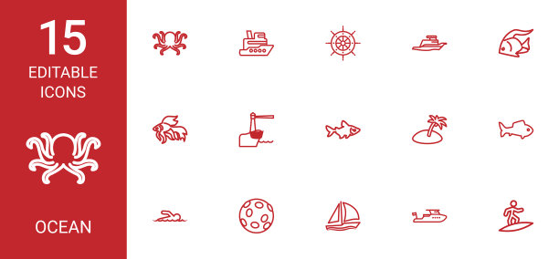 海洋的图标图片下载