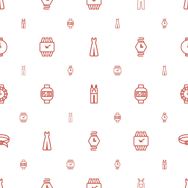 表带图标图案无缝白色背景图片下载