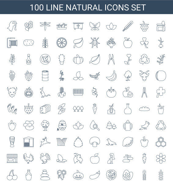 100年自然的图标图片下载