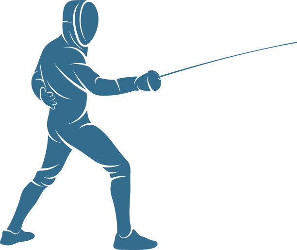 击剑运动员设计创意击剑图片下载