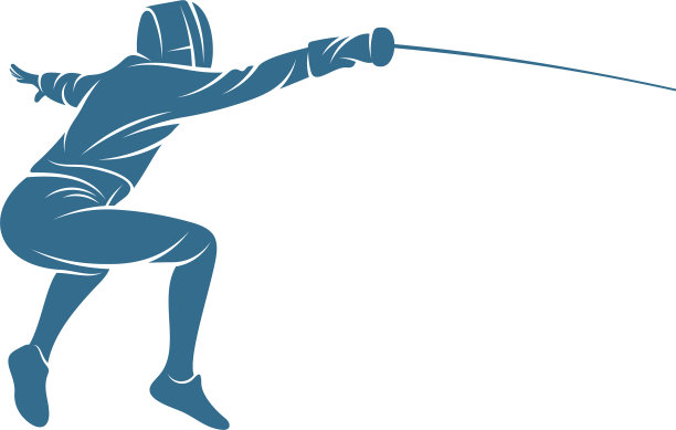 击剑运动员设计创意击剑图片下载