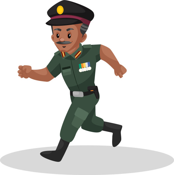 军人的卡通图片下载