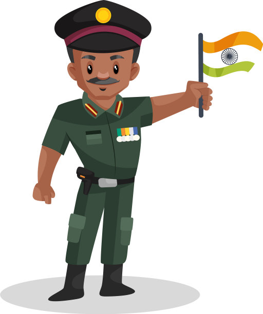 军人的卡通图片下载