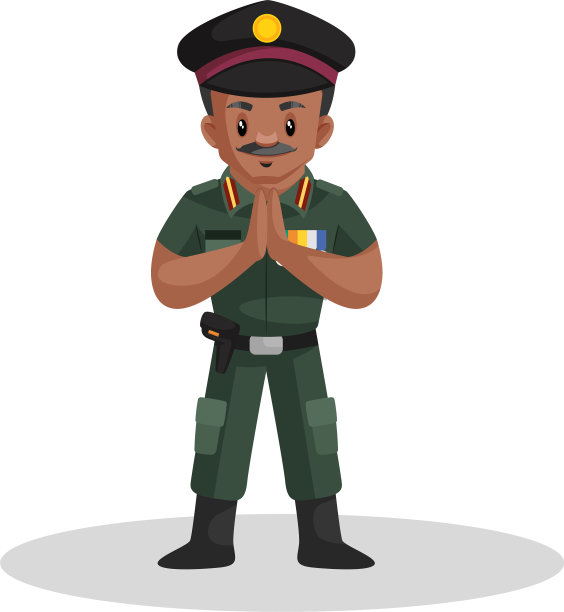 军人的卡通图片下载