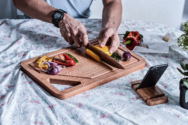 山毛榉木砧板图片下载