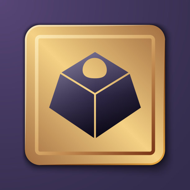 紫色布朗尼巧克力蛋糕图标隔离上图片下载