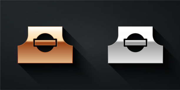 金、银喷雾可隔离喷头盖图标图片下载