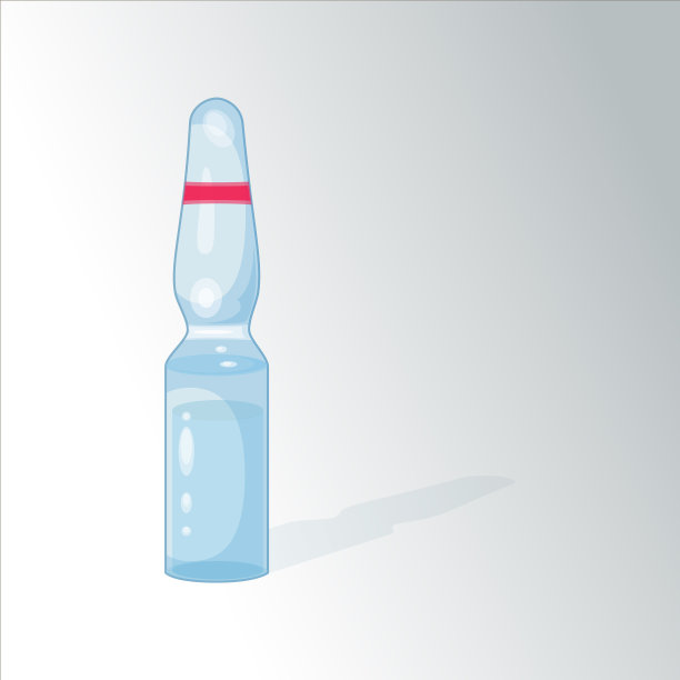 带液体的疫苗安瓿玻璃医用小瓶图片下载