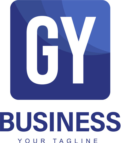Gy最初的标志设计具有抽象风格图片下载