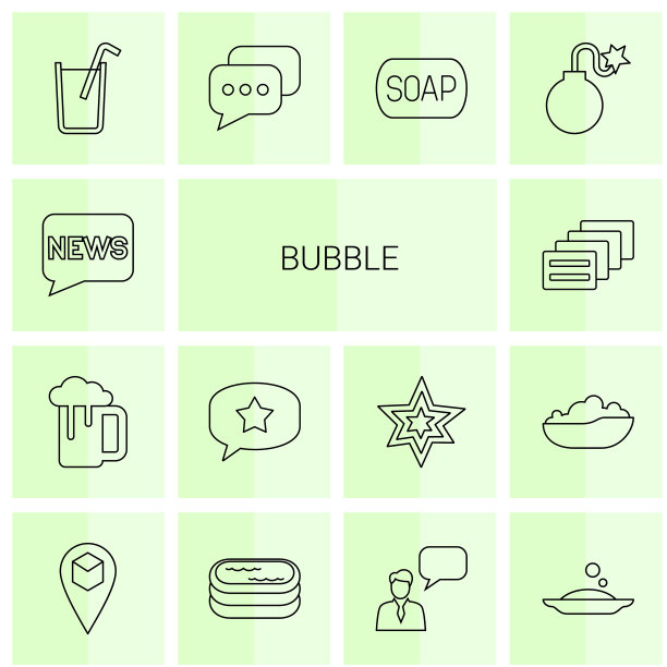 14泡沫图标图片下载