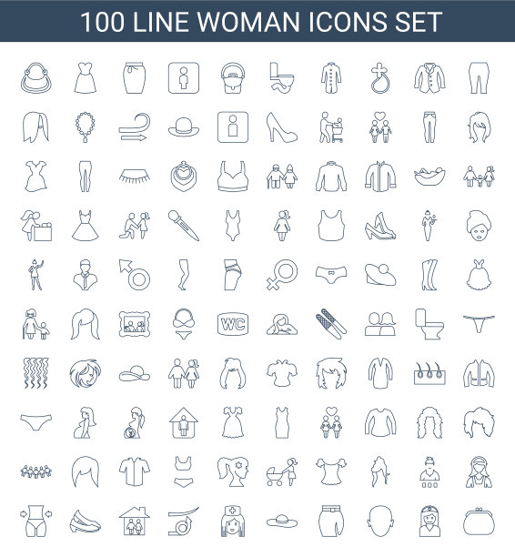 100女人图标图片下载