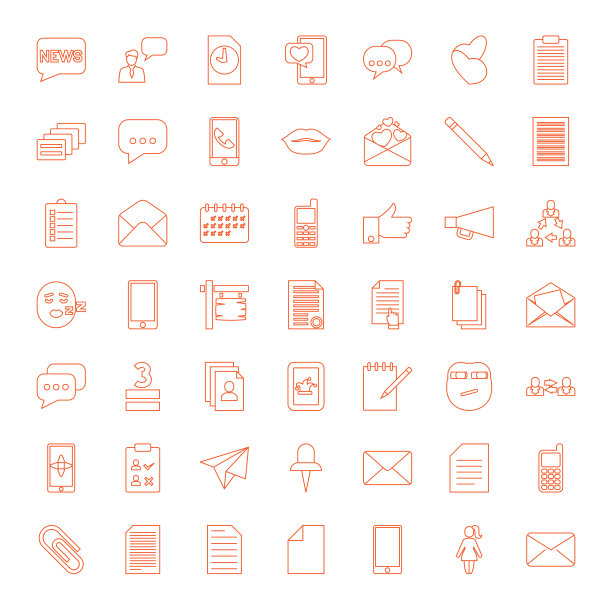 49个消息图标图片下载