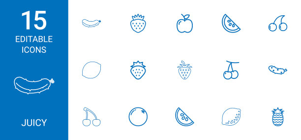 15多汁的图标图片下载