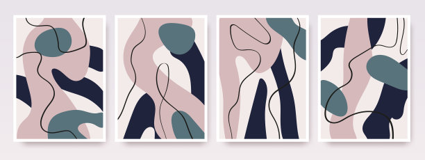 抽象形状手绘集当代图片下载