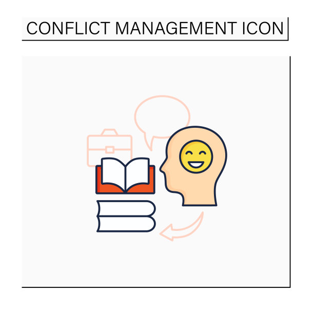 教积极行为的颜色图标图片下载