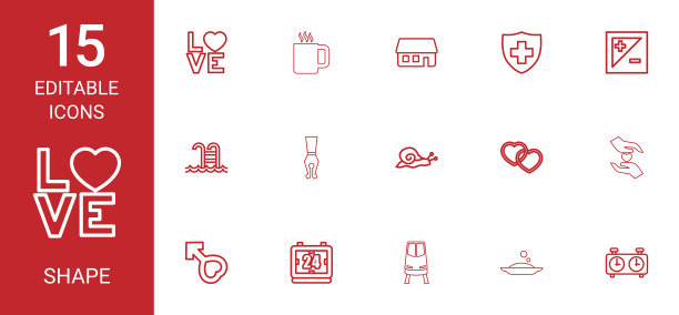 15形状的图标图片下载