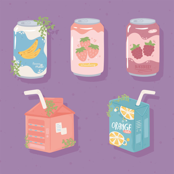 易拉罐和盒子图片下载