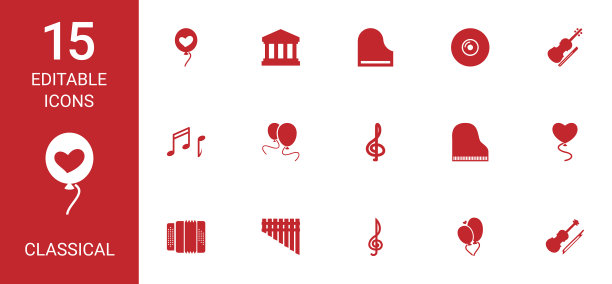 15个经典图标图片下载