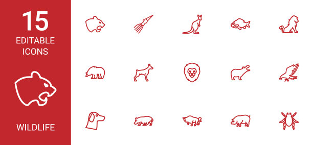野生动物图标图片下载