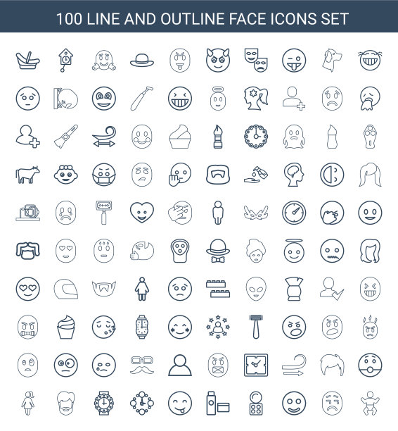 100年面临图标图片下载