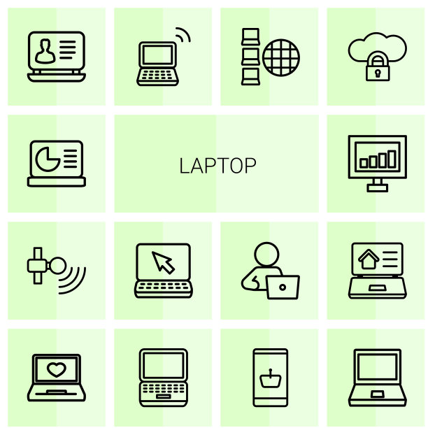 笔记本电脑的图标图片下载