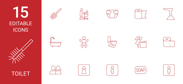 厕所的图标图片下载