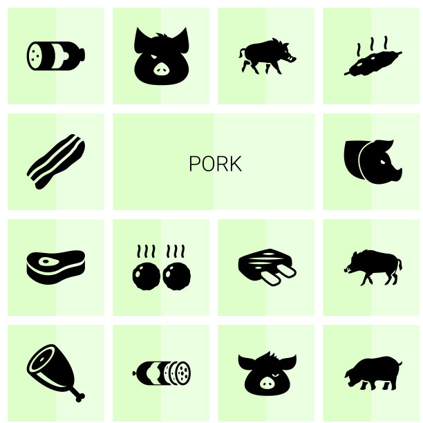 14猪肉图标图片下载