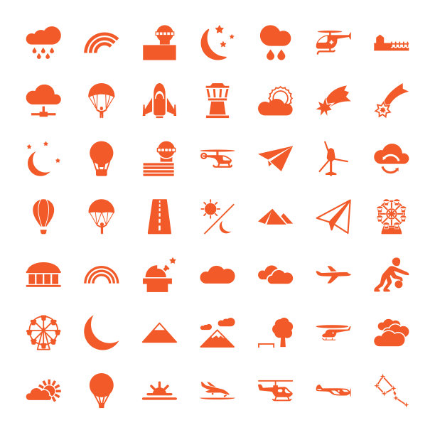 天空的图标图片下载