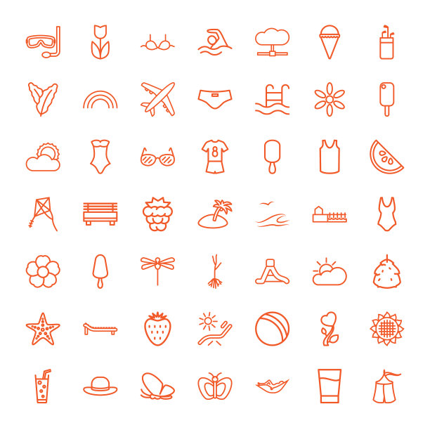 夏天的图标图片下载