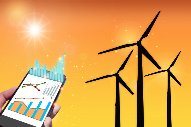 可持续的商业和银行理念与替代能源经济增长理念图片下载