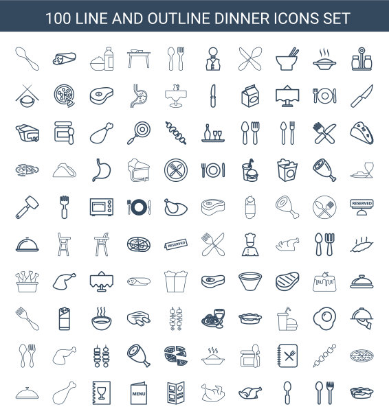 100年晚宴图标图片下载