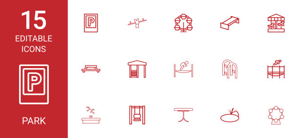 公园的图标图片下载